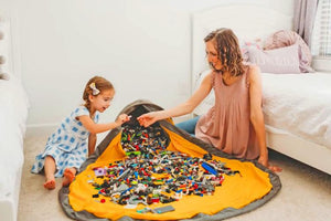 Toy Storage Basket and Play Mat