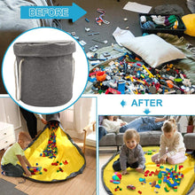 Load image into Gallery viewer, Toy Storage Basket and Play Mat
