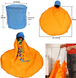 Toy Storage Basket and Play Mat